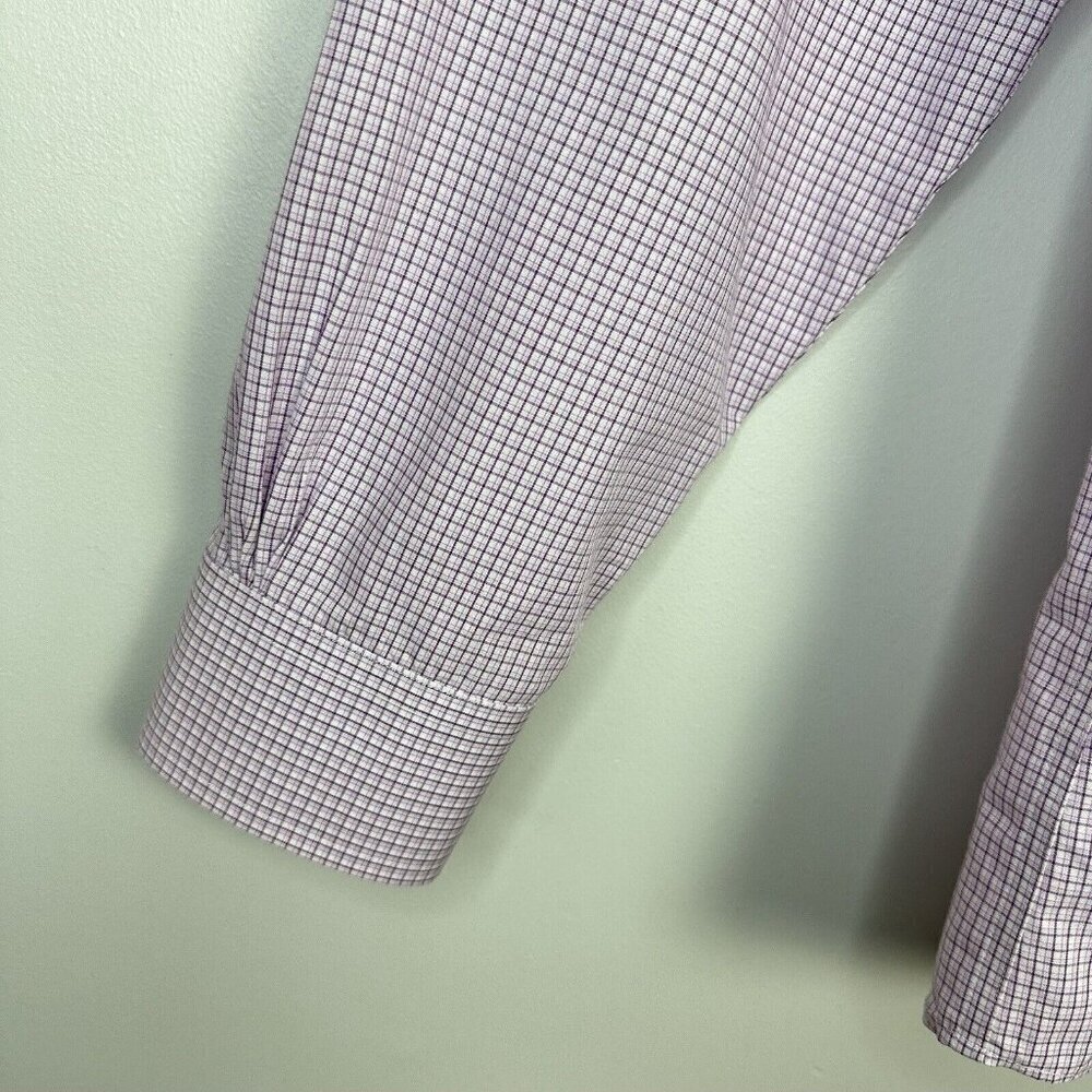 Brooks Brothers Regent Shirt Mens 16-4/5 Pink Check Button Down‎ Non Iron - Picture 4 of 8